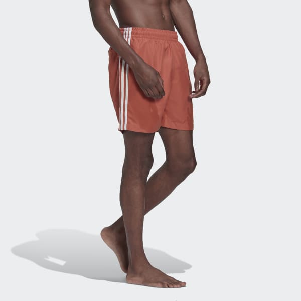 adidas Adicolor Classics 3-Stripes Swim Shorts - Brown | Men\'s Swim | adidas  US