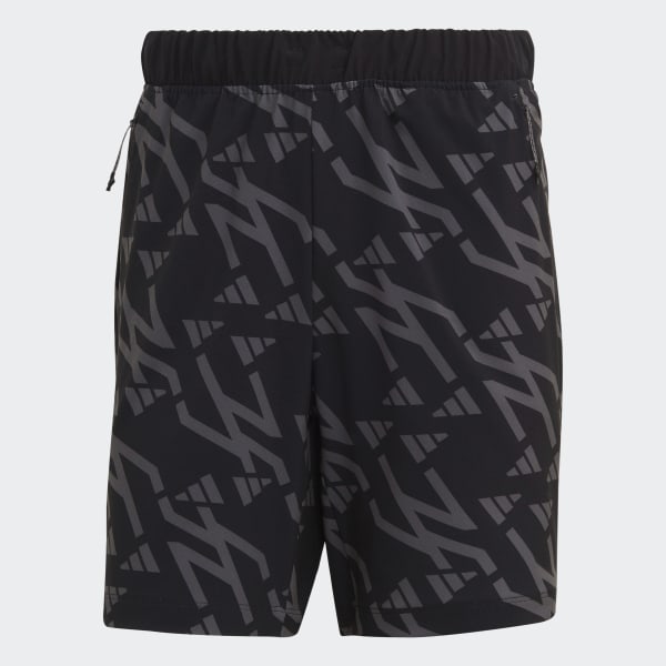 Svart Train Icons 3-Stripes Training Shorts