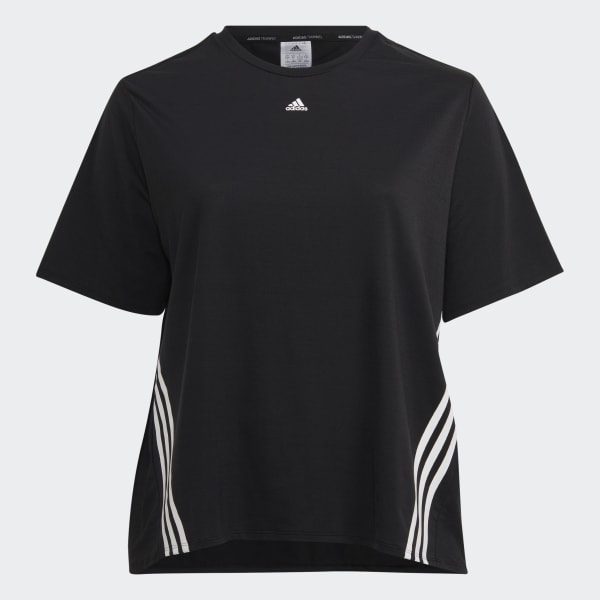 Noir T-shirt Train Icons 3-Stripes (Grandes tailles)
