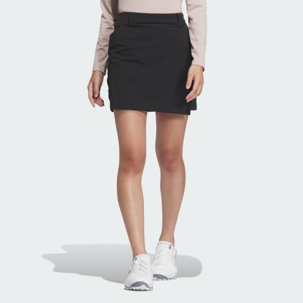 Black Pocket Detail Stretch Skirt