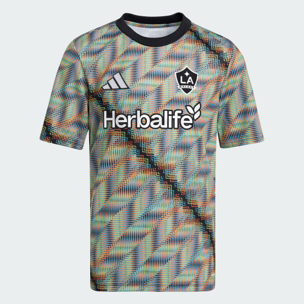 adidas LA Galaxy Hispanic Celebration Pre Match Jersey Kids Multicolor Free Shipping with adiClub adidas US
