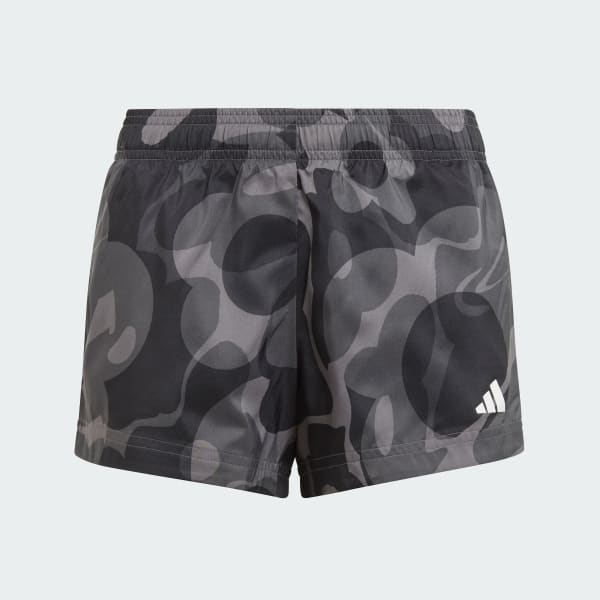 Svart Essentials AEROREADY Seasonal Print Shorts