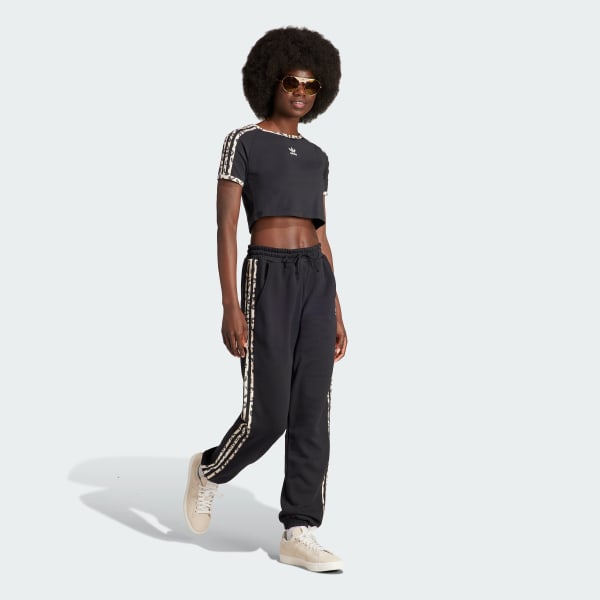 Adidas t shirt leopard discount