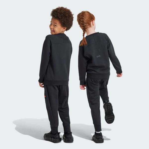 สีดำ ชุดเสื้อกันหนาวและกางเกงจ็อกเกอร์ adidas Star Wars Z.N.E. สำหรับเด็ก