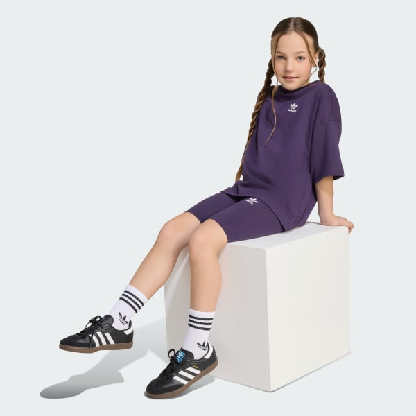 Violet Ensemble t-shirt cycliste enfants
