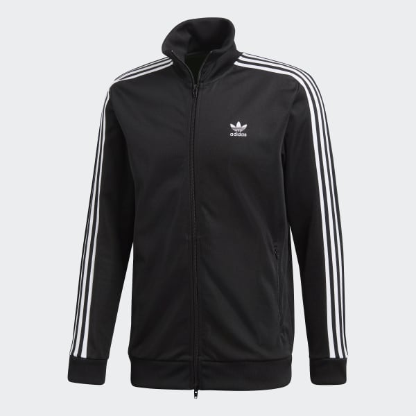 adidas originals adicolor beckenbauer track jacket in black cw1250