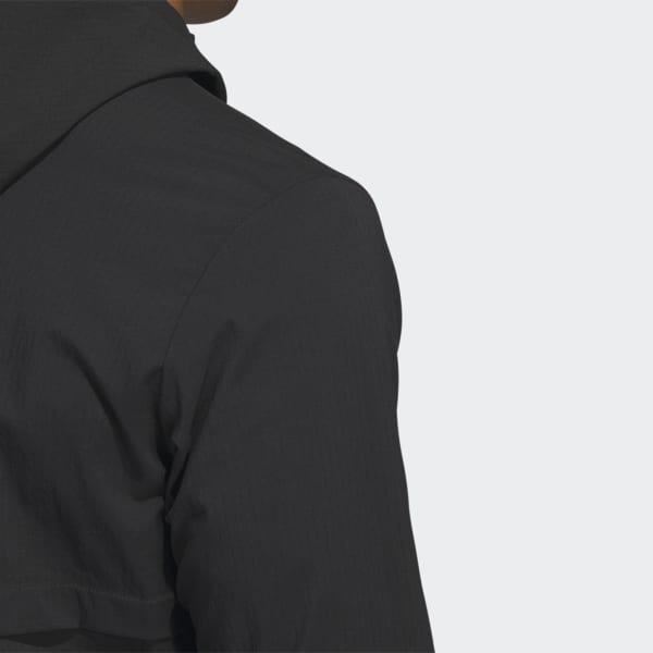 Zwart Ripstop Golf Hoodie
