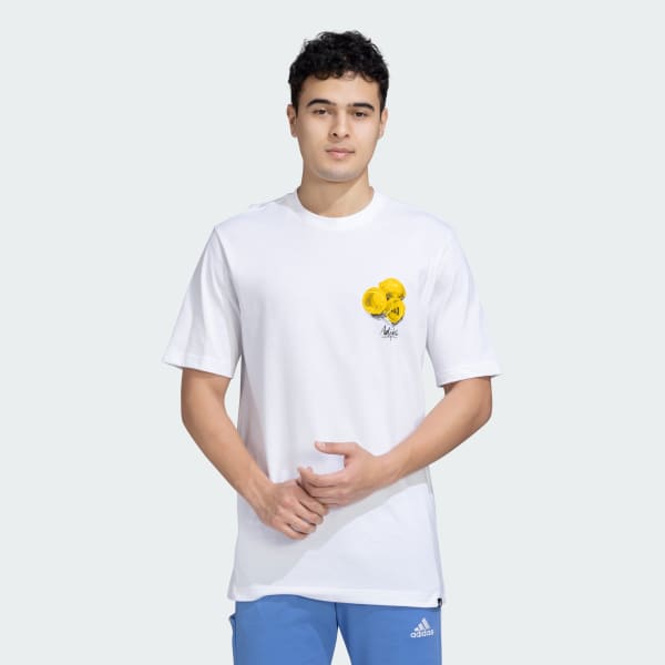 White Small Logo Lemon Tee