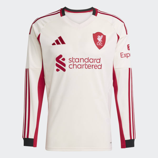 adidas Liverpool FC 25/26 Long Sleeve Away Authentic Jersey