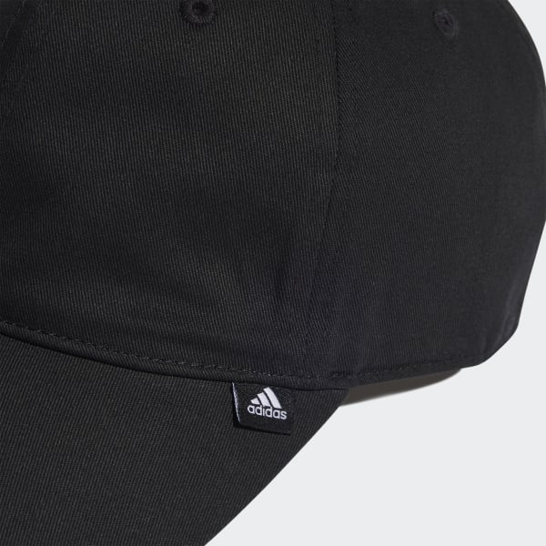 Black 3-Stripes Baseball Cap