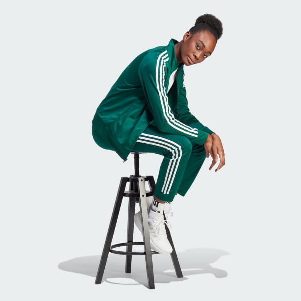 Verde Pantalón Deportivo Essentials Piernas Cónicas 3 Tiras