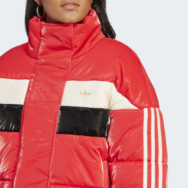 adidas Ski Chic Puffer Jacket - Red | Women's Lifestyle | adidas US