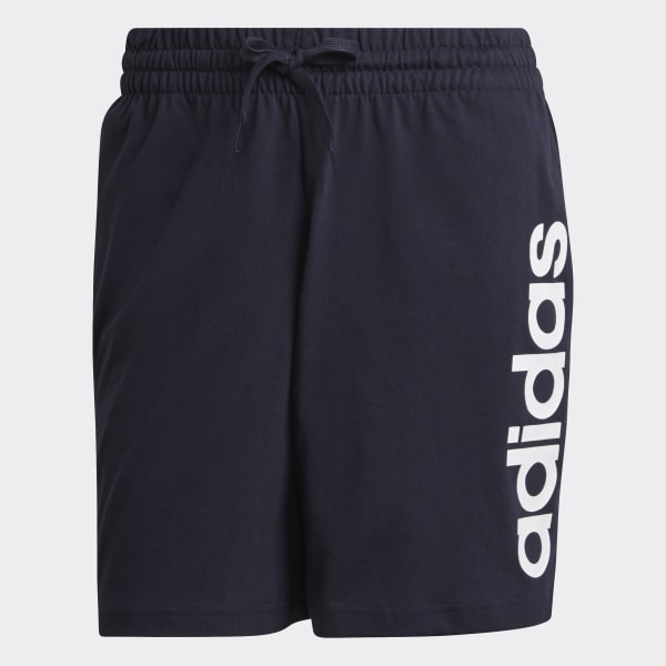 adidas AEROREADY Essentials Linear Logo Shorts - Blue | adidas India