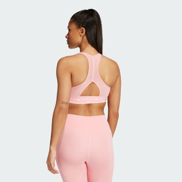 Rosa Top Deportivo Powerreact Training Soporte Medio