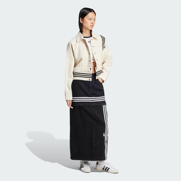 Multicores Jaqueta Denim 2 Em 1 Adibreak