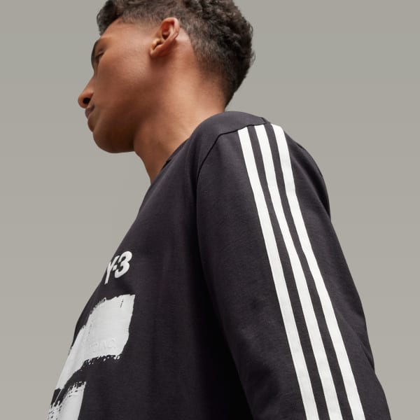 アディダス・ワイスリー／ADIDAS・Y-3|グラフィックTシャツ(黒) Y-3 GRAPHIC SHORT SLEEVE TEE Y-3│Y-3 ワイスリー