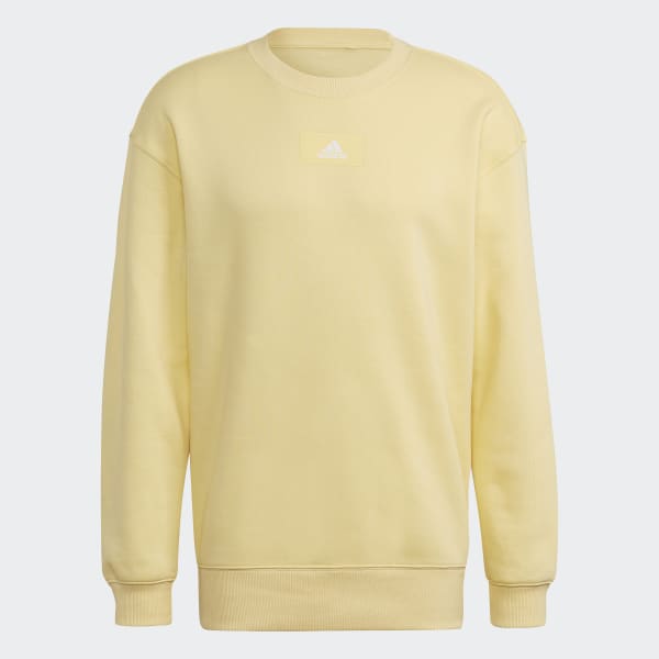 Amarelo Sweatshirt em Fleece FeelVivid Essentials