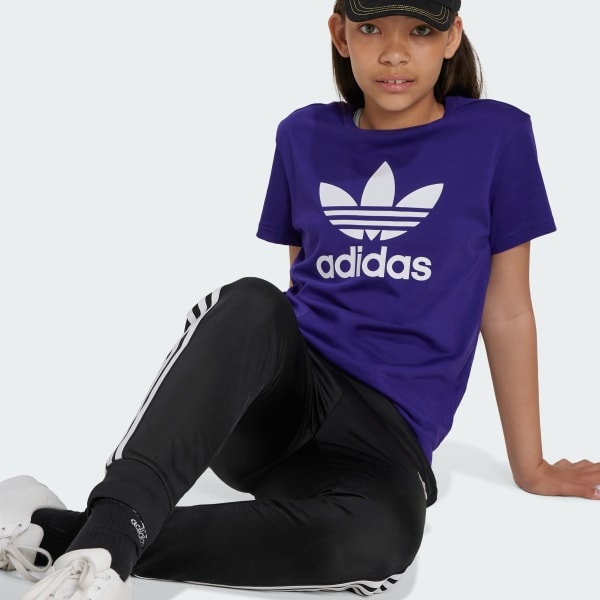 Purple Adicolor Trefoil T-Shirt Kids