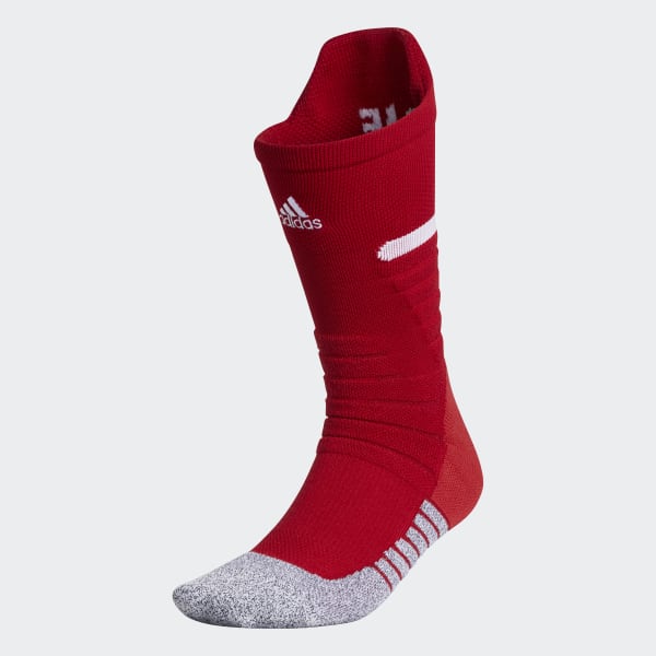 adidas crew socks red