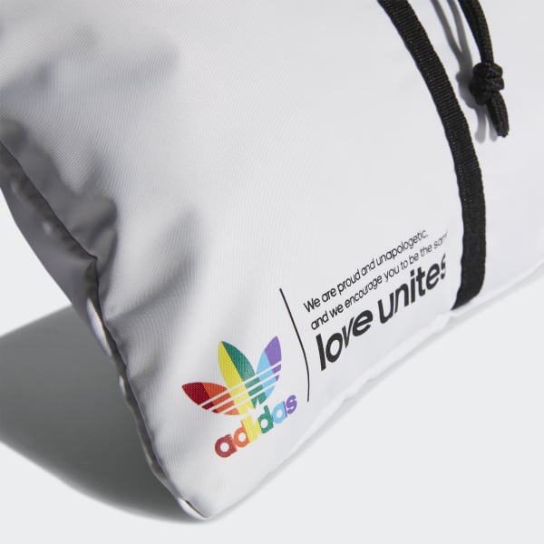 adidas Pride Flat Crossbody Bag - White 