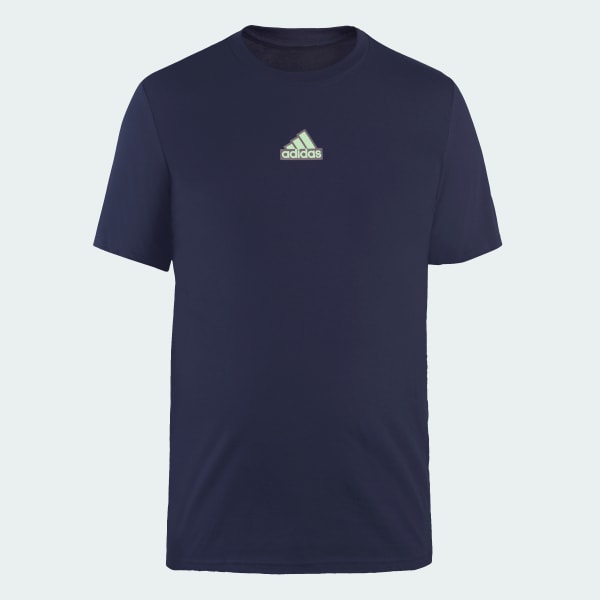 Azul Playera Estampada