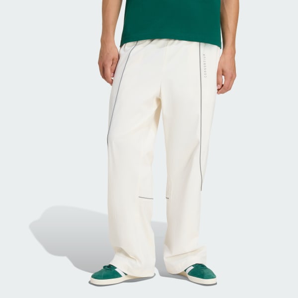 Y3 adidas Track pants ホワイト Shop adidas Team Geist Oversized Track Pants JD0257 white