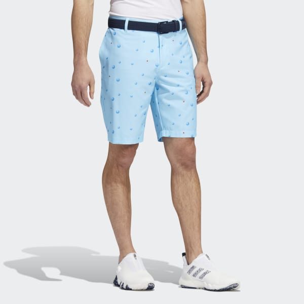 Blue Ultimate365 Allover Print 9-Inch Shorts