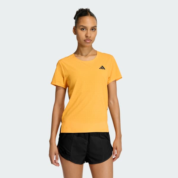 สีส้ม เสื้อวิ่ง Adizero