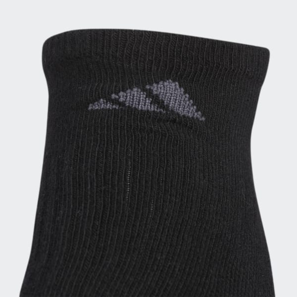 Black Cushioned No-Show Socks 3 Pairs HFB95A
