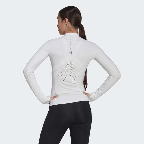Bianco Maglia adidas by Stella McCartney TruePurpose Yoga Long Sleeve DM077