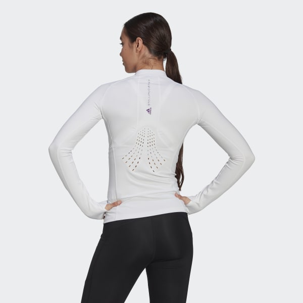 Hvit adidas by Stella McCartney TruePurpose Yoga Long Sleeve DM077