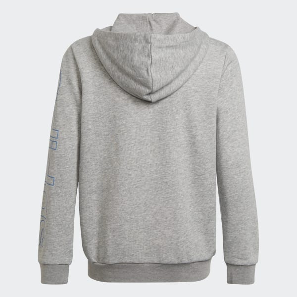 Polera con Capucha Essentials Plomo adidas adidas Peru