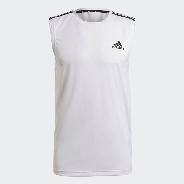 blanc Débardeur AEROREADY Designed To Move Sport 3-Stripes 42093