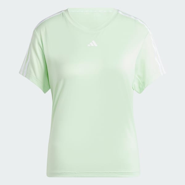 Green AEROREADY Train Essentials 3-Stripes Tee