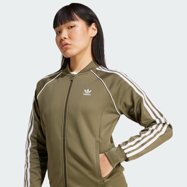 adidas Adicolor Classics SST Track Jacket Green Free Shipping with adiClub adidas US