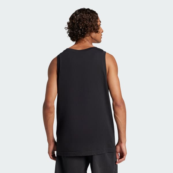 Black Essentials Small Logo Tank Top