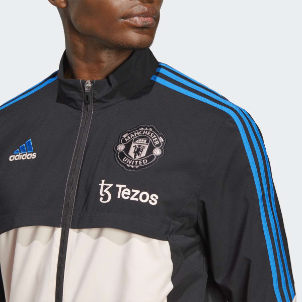 Czerń Manchester United Condivo 22 Presentation Jacket