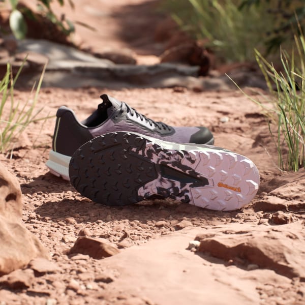 Violeta Tenis de Trail Running Terrex Agravic Flow 2.0 GORE-TEX