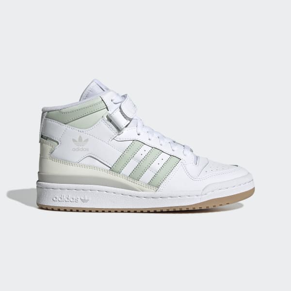 Adidas forum mid white deals
