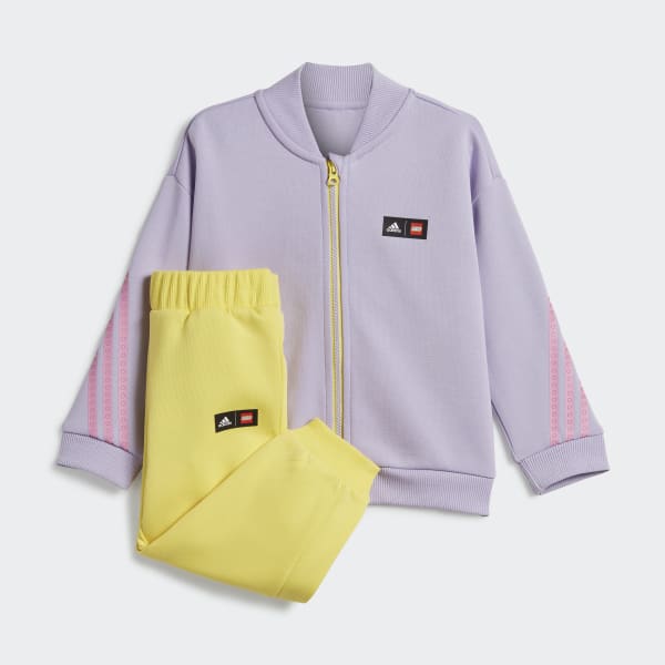 Purple adidas set hot sale