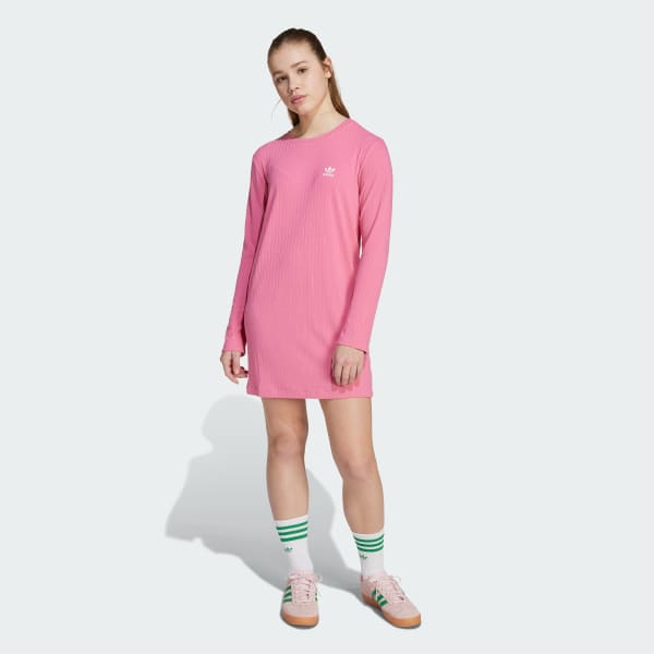 Rosa Wide Rib Long Sleeve Dress Kids