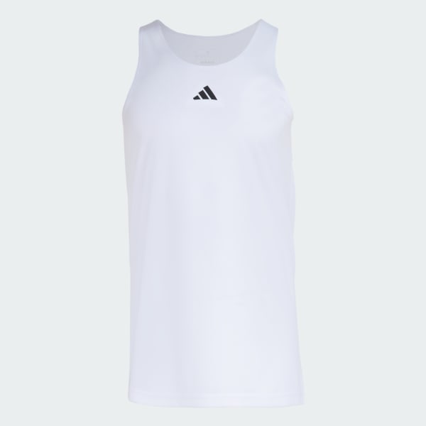 Branco Regata Básica de Treino