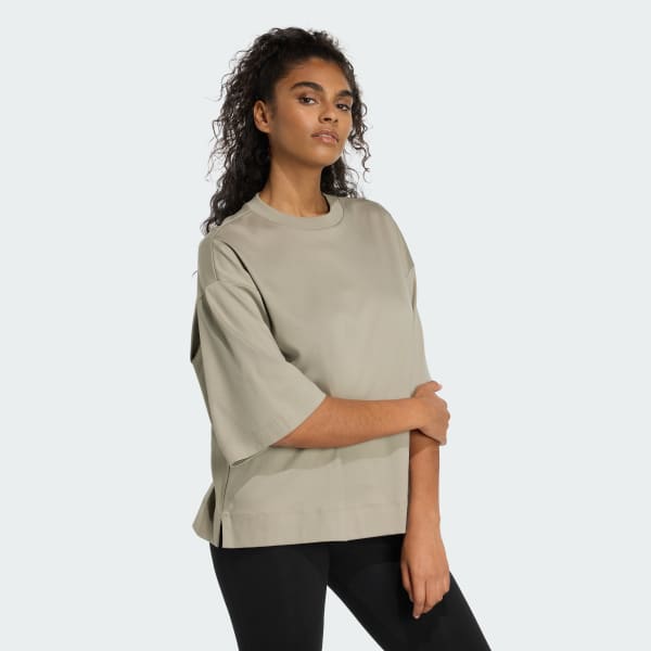 Verde T-Shirt Larga Soft Lux