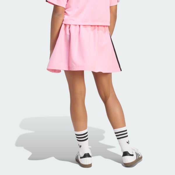 Pink WOVEN REGULAR WIDE SKIRT