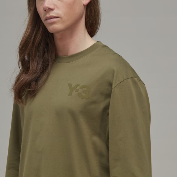 Gronn Y-3 Classic Chest Logo Long-Sleeve Top HBO65