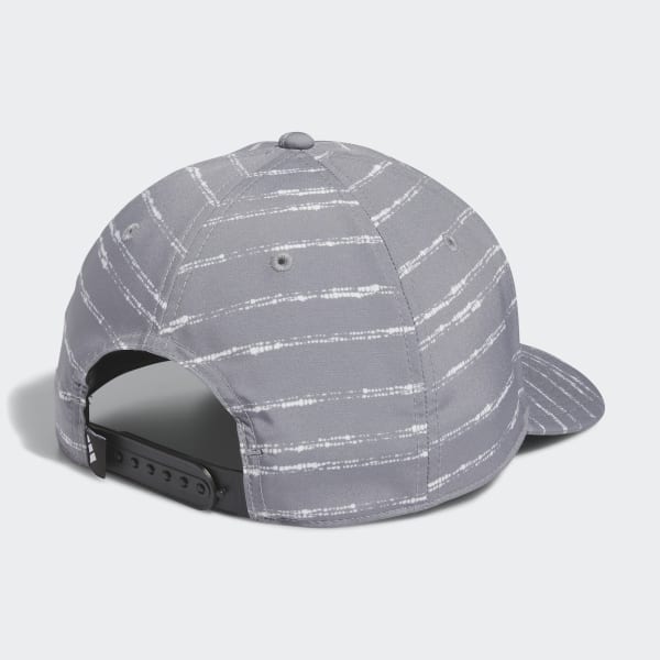 Grey Printed Tour Golf Hat