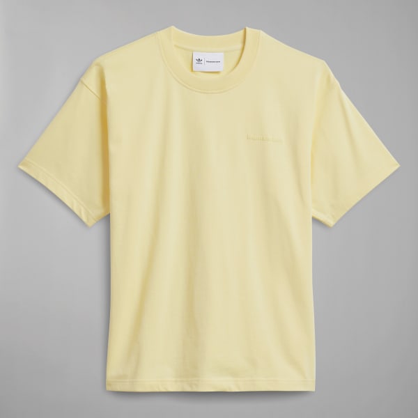 Gul Pharrell Williams Basics T-skjorte (unisex) SV454