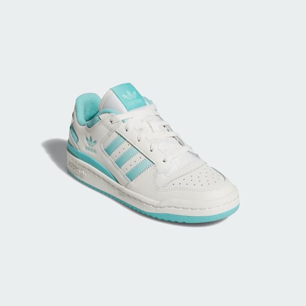 White Forum Low CL Shoes