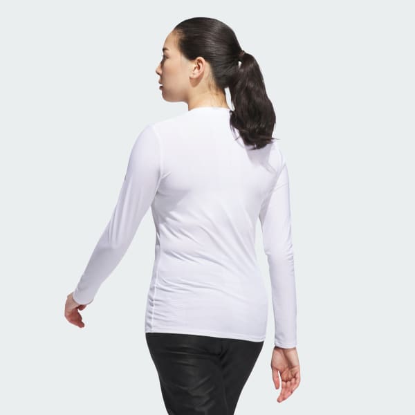 White Ultimate365 Tour Engineered Long Sleeve Slim Top