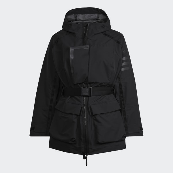 Schwarz TERREX CT Xploric RAIN.RDY Regenjacke – Große Größen